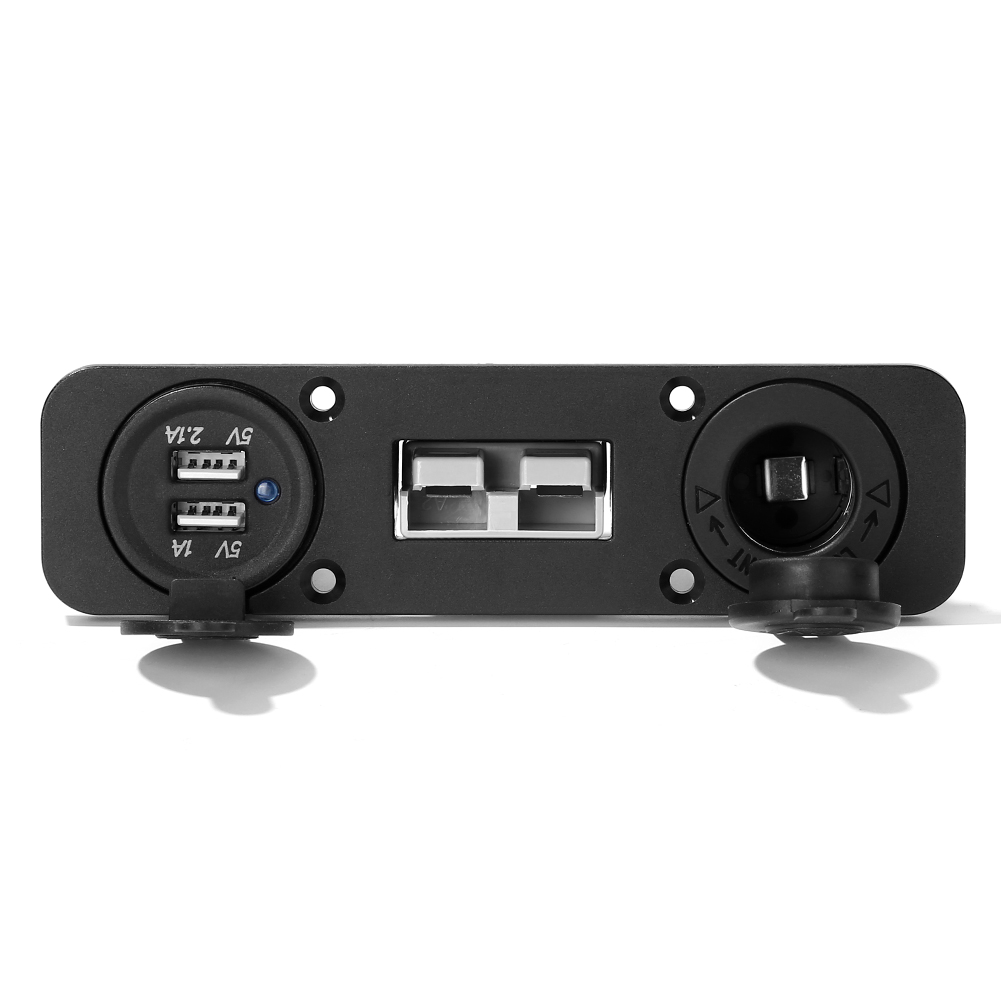 

Dual USB Charger Anderson Socket 12V Power Outlet Panel for Boat RV Camper, 501 Original