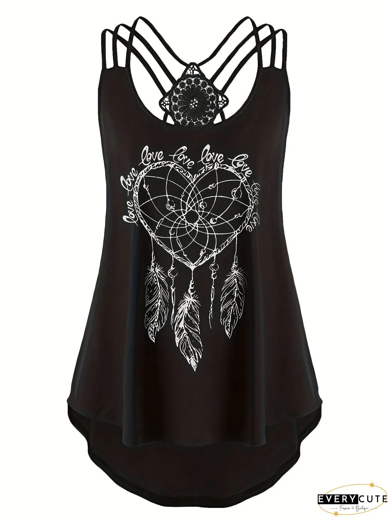 High-Low Hem Plus Size Cami Top
