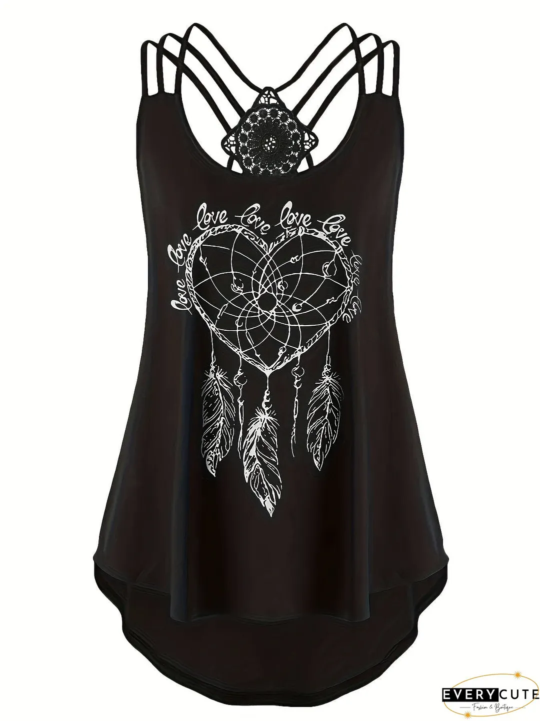 High-Low Hem Plus Size Cami Top