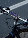20LED Solar Bicycle Horn Light USB Rechargeable Power Display Bicycle Headlight
