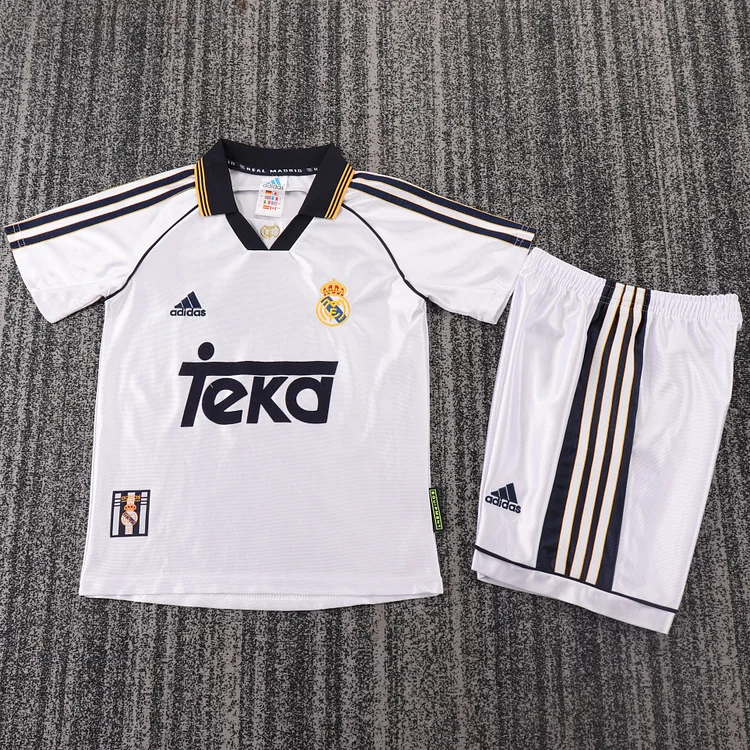 1998-00 Real Madrid Home Retro Shirt - Kids