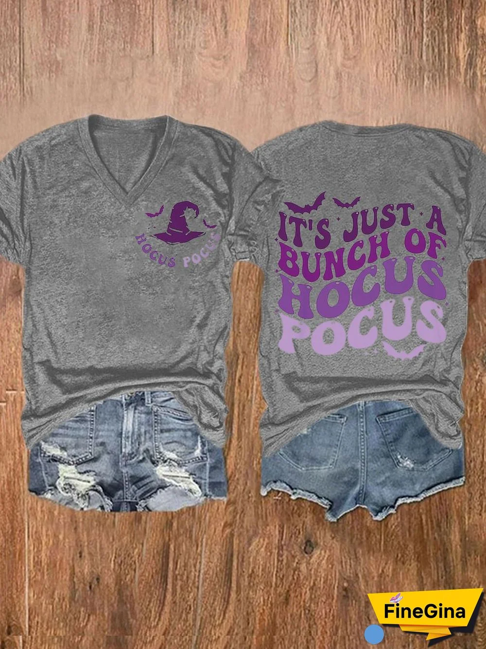 Women's Halloween Print Casual T-Shirt