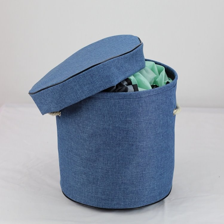 grey toy storage baskets