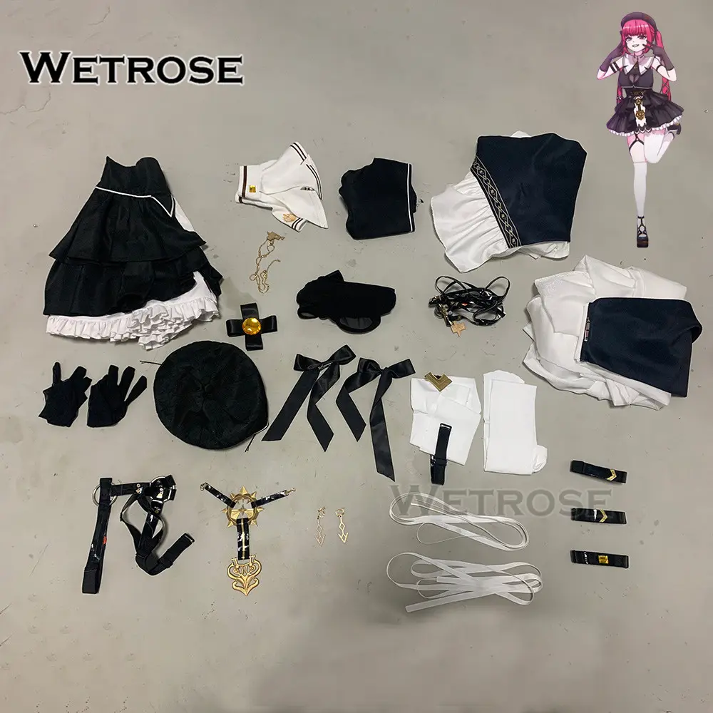 [Wetrose] Pre-Order Hololive Vtuber Houshou Marine Skirt Nun Outfit Sleeveless Version Cosplay Costume