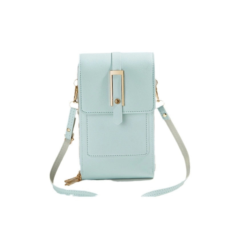 Women’s Solid Color Pu Leather Zipper Wallets