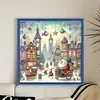 Christmas Town-11CT Stamped Cross Stitch 50*50cm tapestrymarket