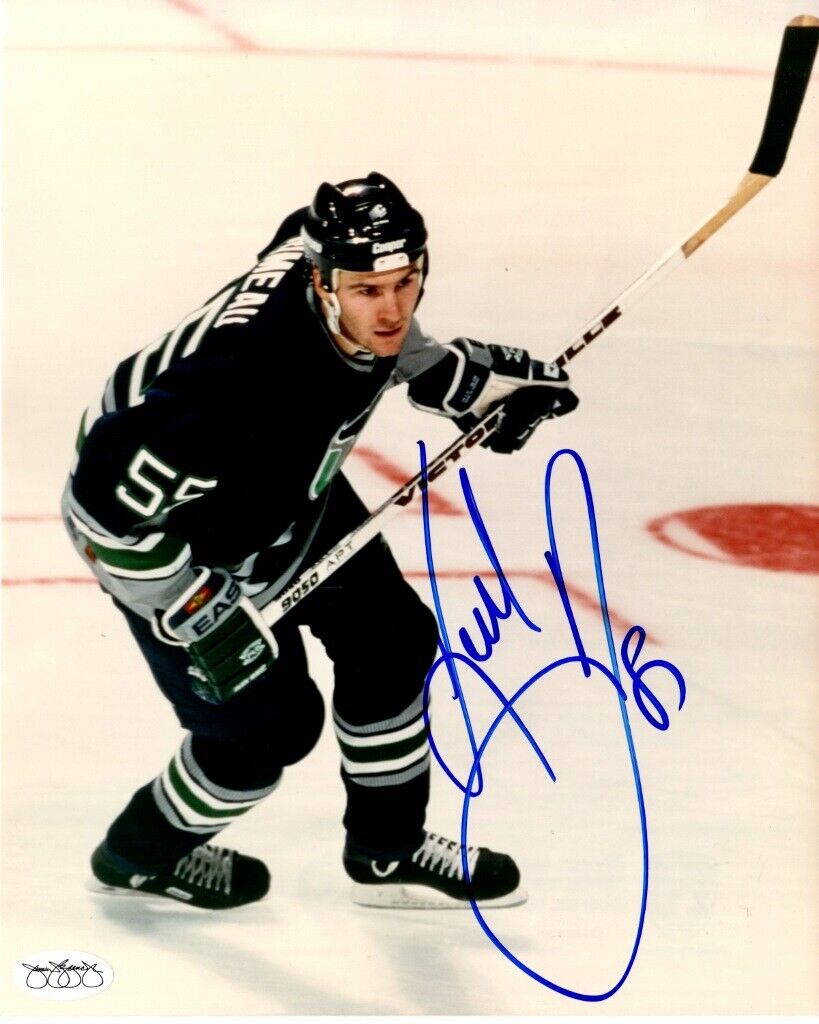 Keith Primeau Signed Hartford Whalers 8x10 inch Photo Poster painting - JSA Sticker of Aproval