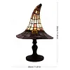 Resin Stained Glass Witch Hat Lamp USB Powered Gothic Wizard Hats Night Light Halloween Home Decor Accent Lamps for Home Office Dormitory Bar Decorate