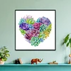 Succulent-11CT Stamped Cross Stitch Kit(40*40cm)