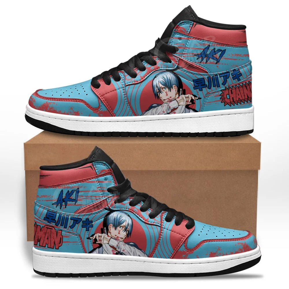 Kingofallstore - Aki Hayakawa Sneakers Chainsaw Man Custom Anime Shoes