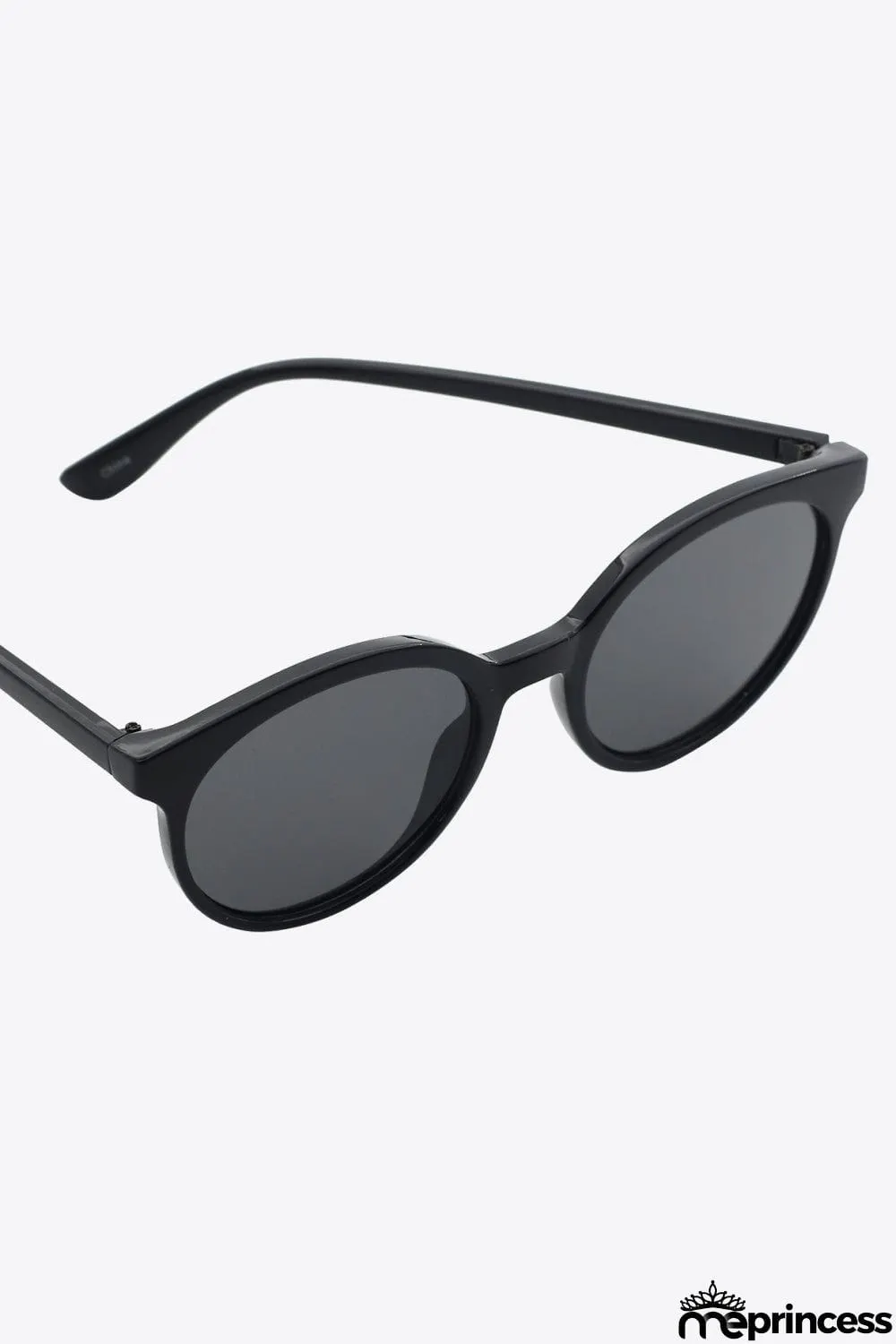Round Full Rim Polycarbonate Frame Sunglasses