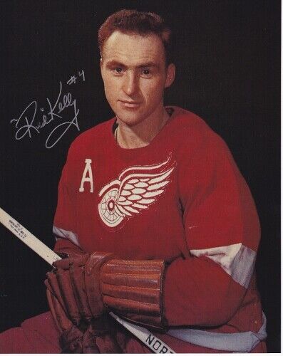 Red Kelly Signed - Autographed Detroit Red Wings 8x10 inch Photo Poster painting - Hall of Famer