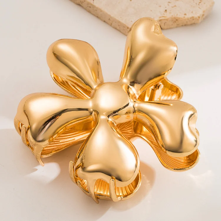 Metal Flower Clip