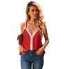 Women's Tank Top Lace Sequin Camisole Base Vest