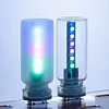 Colorful plug-in mini USB glass bottle night light for car, dormitory, desktop, creative car ambient light
