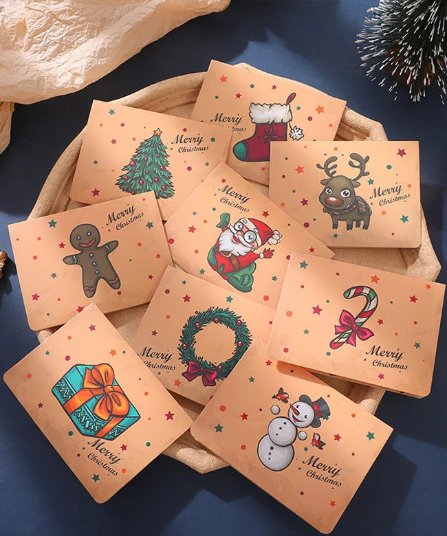 36 Pcs Vintage Christmas Cards With Envelopes