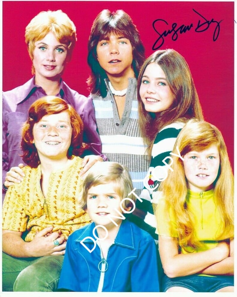 SUSAN Dey The PARTRIDGE FAMILY 8 x10 20x25 cm Autographed Hand Signed Photo Poster painting