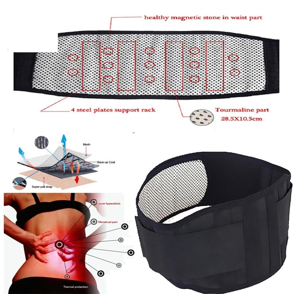 Adjustable Self-heating Magnetic Therapy Neck Waist Belt Lumbar Support