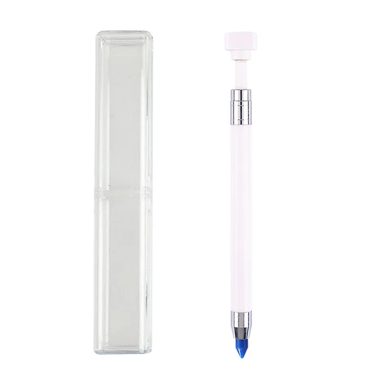 Diamond Painting Pen Acrylic Twister Point Drill Pen (White Rod Blue Tip)