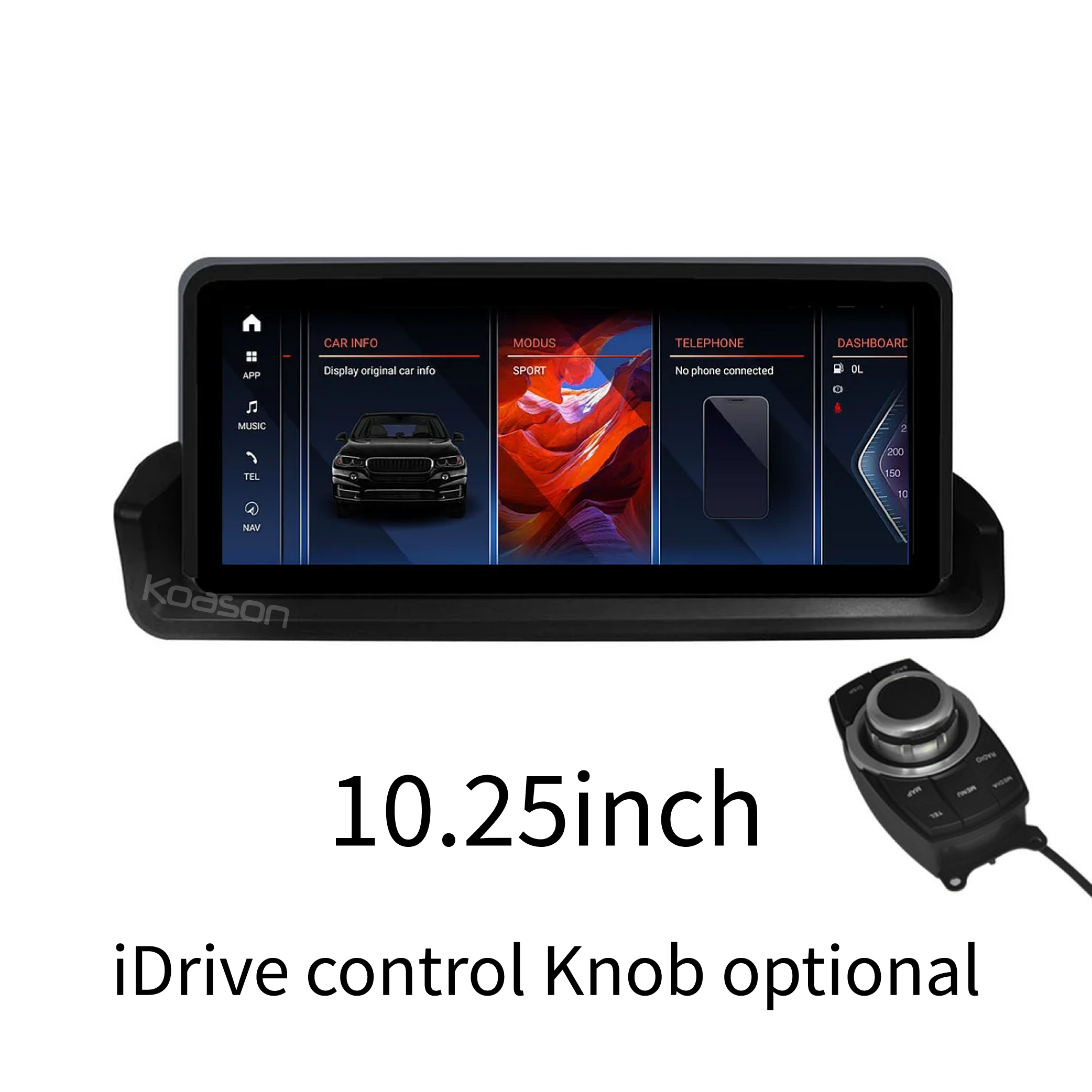 KOASON Android Screen Upgrade Apple CarPlay Android Auto GPS Navigation Car Multimedia Player for BMW 3 Series E90 E91 E92 E93 