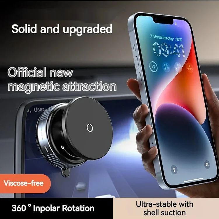 🎄Vacuum Magnetic Car Phone Holder - Universal Suction Cup Stand