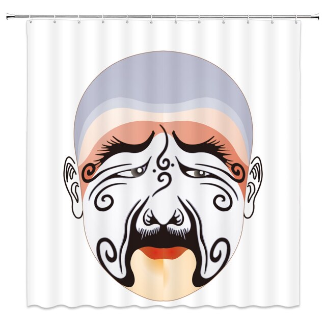 

Shower Curtain – Peking Opera-180*180cm, 501 Original