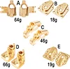 AMK UTB18 Brass Counter Weight Axle Housing for Axial RC Crawler 1/18 UTB18 Capra Unlimited Trail Buggy RTR Upgrade Part (Front Axle 3in1)