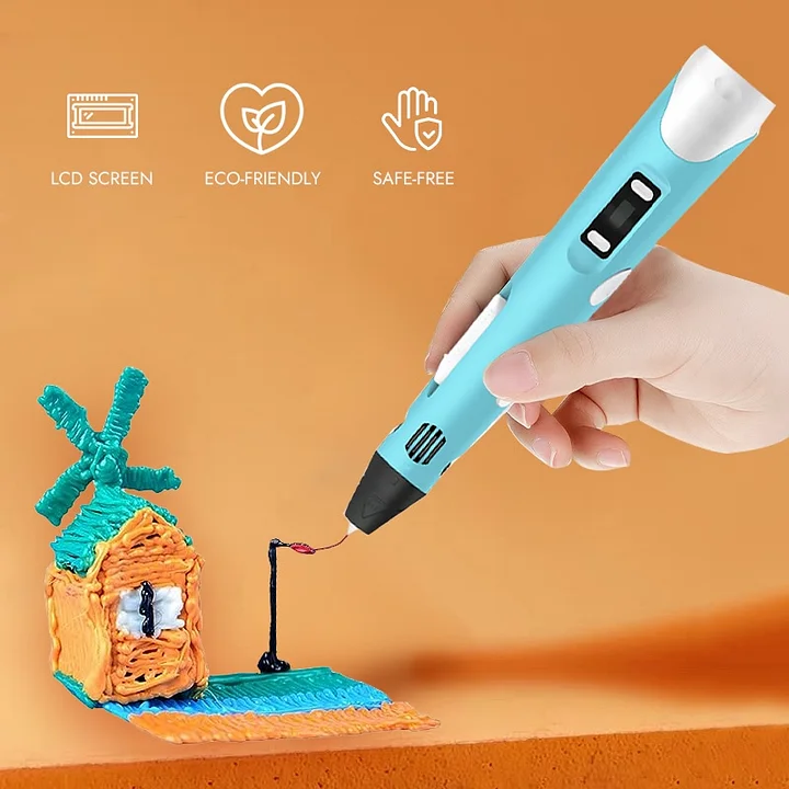 Amx3d 3D Pen Starter Kit: 3D Pen Case Plus 3D Pen Accessory Kit Plus 3D Pen Filament Pack - Everything Needed to Enjoy. Carry and Store Your 3D