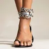 Statement Chain Flat Sandals