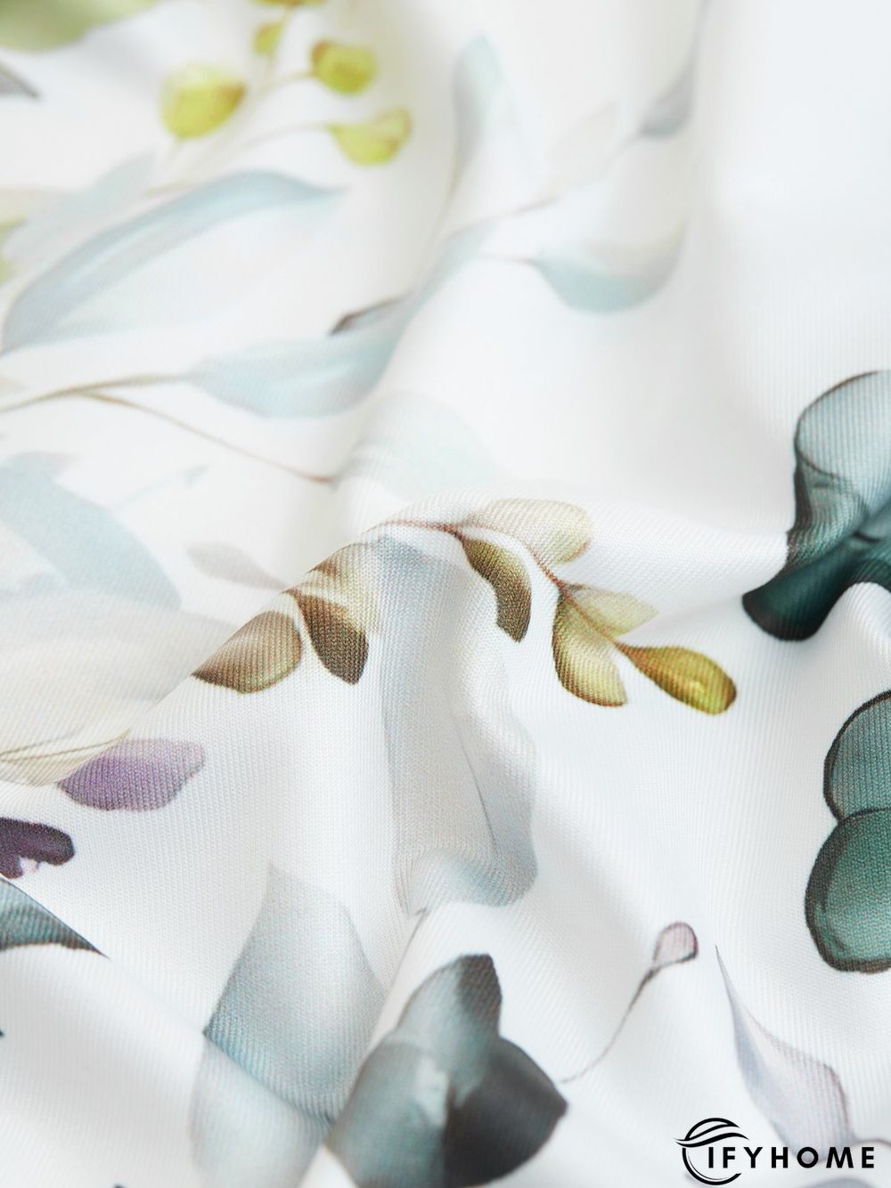 Leaves V neck Casual Short Sleeve T-Shirt | IFYHOME