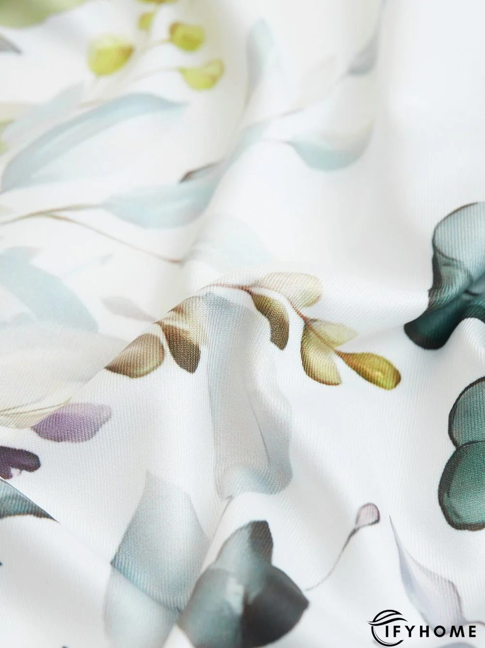 Leaves V neck Casual Short Sleeve T-Shirt | IFYHOME