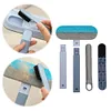 Pet Multi-function Brusher Long Handle Manual Hair Remover Brush for Carpet Bed