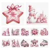 12pcs Christmas Decorations-11CT Stamped Cross Stitch Set 12.5*12.5cm/4.92*4.92in tapestrymarket