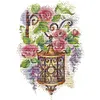 Flower Street Lights-14CT Stamped Cross Stitch 27*38cm/10.63*14.96in tapestrymarket