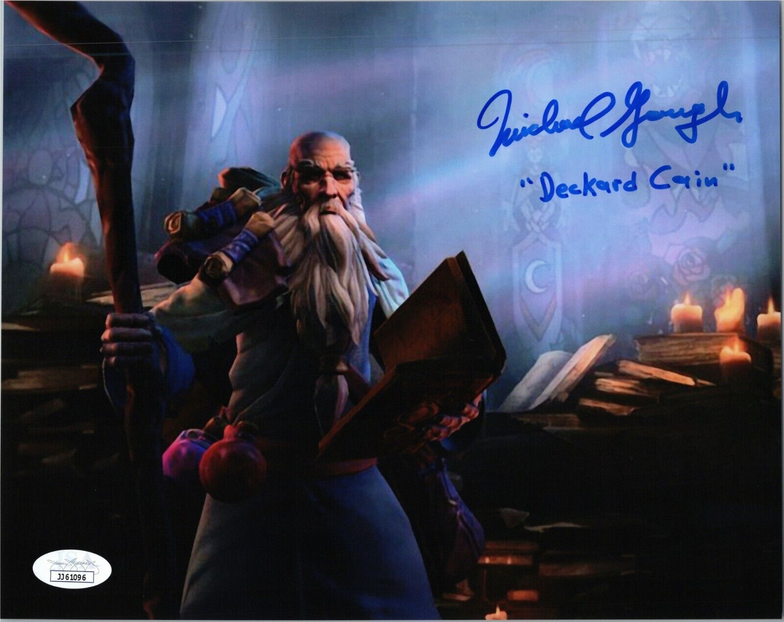 MICHAEL GOUGH Authentic Hand-Signed DIABLO - Deckard Cain