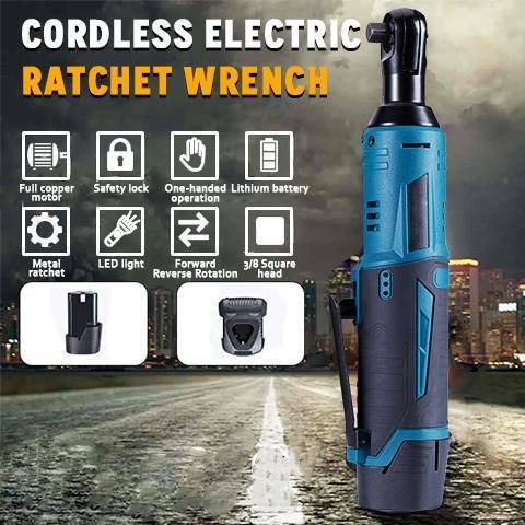 Complete Set 12V Cordless Electric Ratchet Wrench