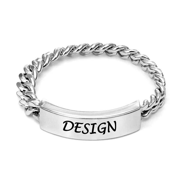 Personalized Design Name Chain Ring