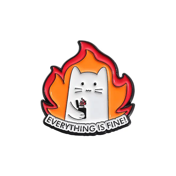 Foto del pin Gato Fuego Tranquilo
