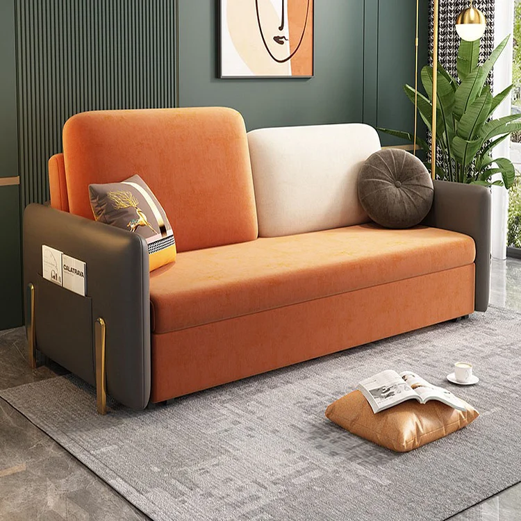 Homemys Luxury Sofa Bed, Retractable, Storage Box