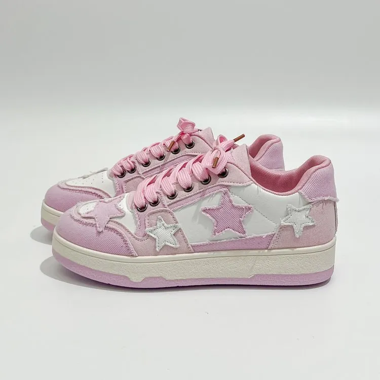 Churchf Churchf Board Shoes Women's Autumn 2023 New Color Korean Version Of The Niche Flat Sneakers Cross Straps Small White Shoes