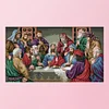 (Big Size) 14CT The Last Supper - Stamped Cross Stitch 61*37cm/24.02*14.57in(Brand)