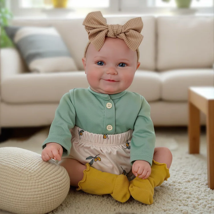  [New] 20" Realistic Reborn Baby Dolls Toddler Girl Lirina Handmade Huggable and Posable with Heartbeat💖 & Sound🔊 - Reborndollsshop®-Reborndollsshop®