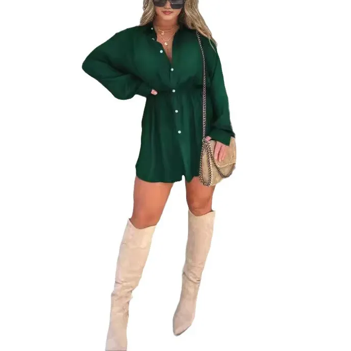 Brownm Brownm Women's Clothing In Autumn 2025 Fashion Solid Color Long-Sleeved Shirt