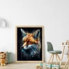 Watercolor Fox-11CT Stamped Cross Stitch 40*53cm