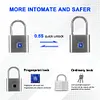O10 Waterproof Smart Fingerprint Door Lock 0.5sec Unlock Anti-theft Padlock