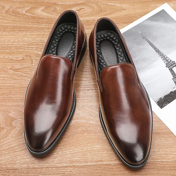 Men's Breathable Business Dress Loafers