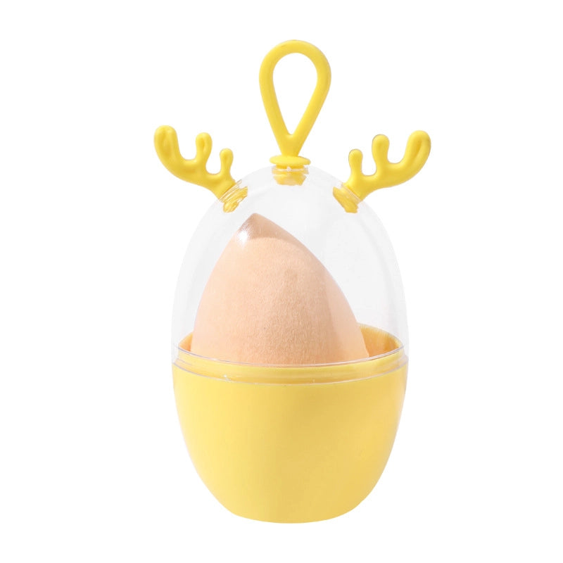 Classic Style Geometric PUR Makeup Sponge Storage Box /