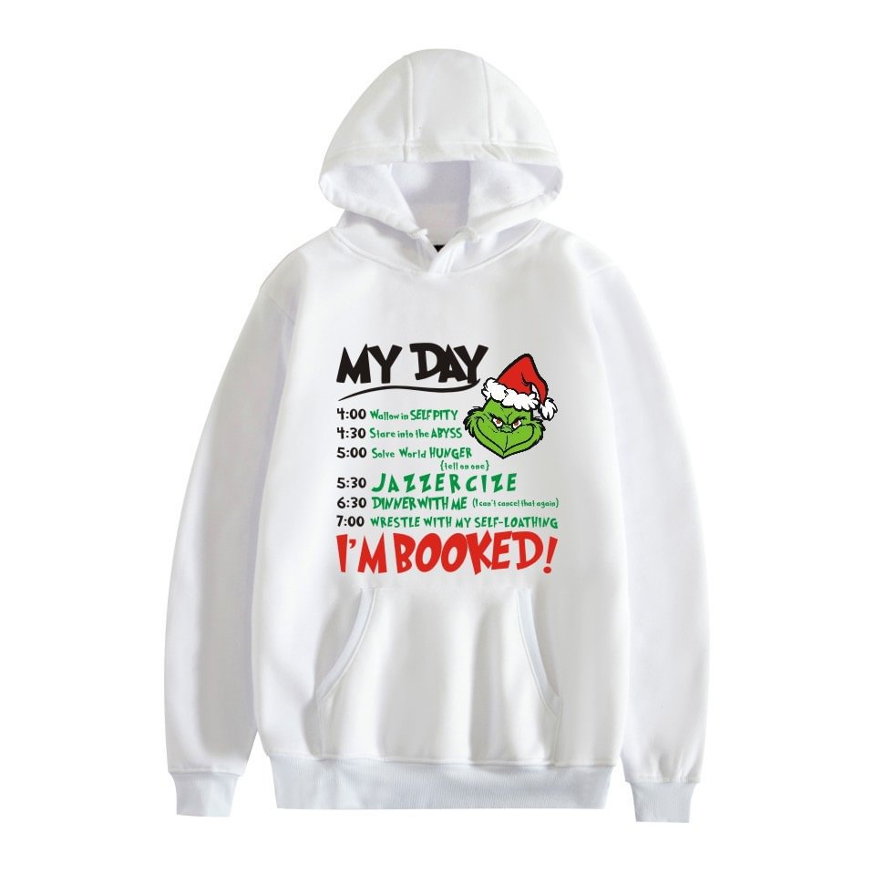 Christmas Hoodie MY DAY GRINCH