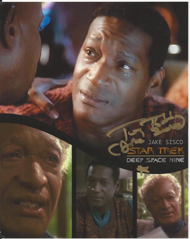 Tony Todd - Star Trek DS9 signed Photo Poster painting