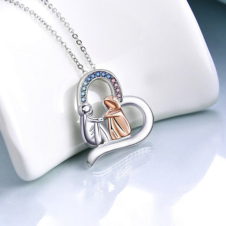 For Sister - S925 A Sister is God's Way of making sure We never Walk Alone Sister Love Necklace